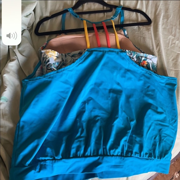 Cacique Tropical Tankini top - Picture 4 of 6